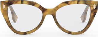 Fendi Eyewear Cat-Eye Frame Glasses-AB