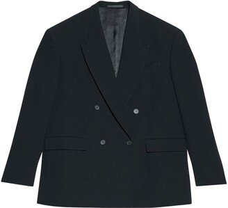 Oversize Double-Breasted Blazer-AA