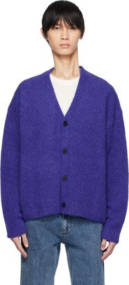 Blue Button Cardigan-AA