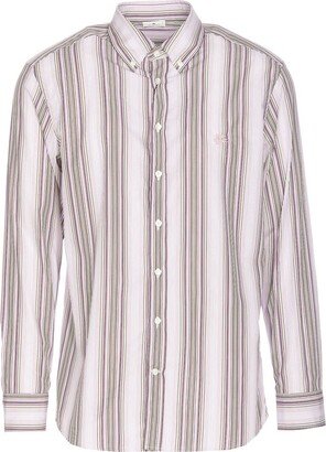 Striped Long-Sleeved Shirt-AQ