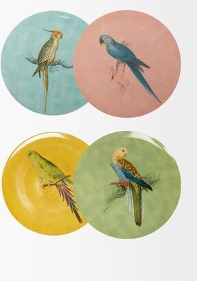 Set Of Four La Menagerie Porcelain Plates