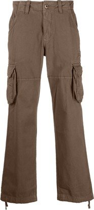 Wide-Leg Cargo Trousers-BD