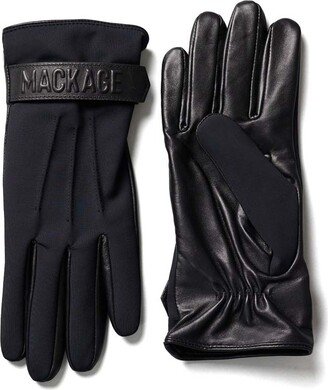 Oz (r)leather And Fleece Glove With Wrist Tab