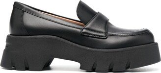 75mm Chunky Leather Loafers