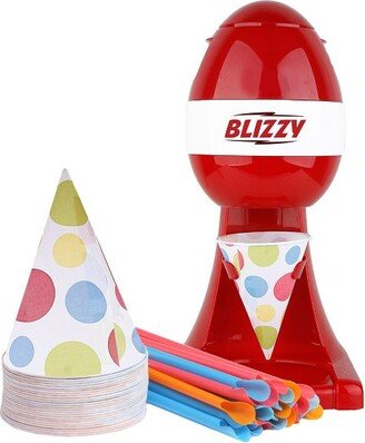 Blizzy Snow Cone Maker Kit, Includes 20 Cups & Straws