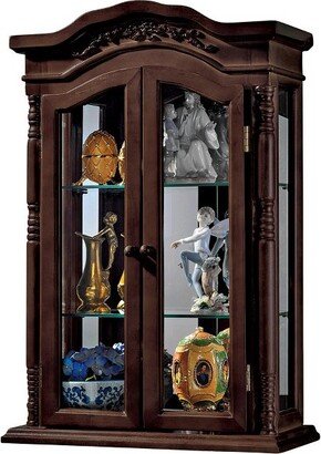 Beacon Hill Hardwood Wall Curio Cabinet