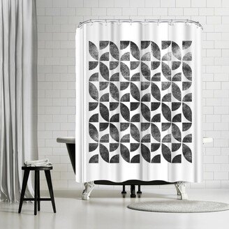 71 x 74 Shower Curtain, Floral Scandanavian by Motivated Type