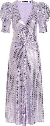 Sierina Sequinned V-Neck Dress