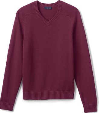 Men's School Uniform Cotton Modal V-neck Sweater