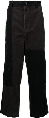 Corduroy Straight-Leg Trousers-BB