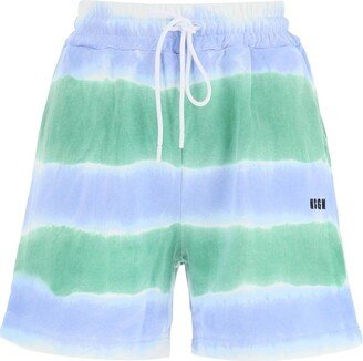 Striped Tie-Dye Jersey Shorts