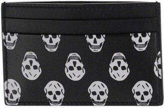 Allover Skull Printed Cardholder