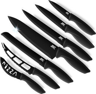 7 Piece Kitchen Knife Set Stainless Steel Rust Proof - Lux Decor Collection