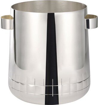 Silver-Plated Graphik Champagne Cooler