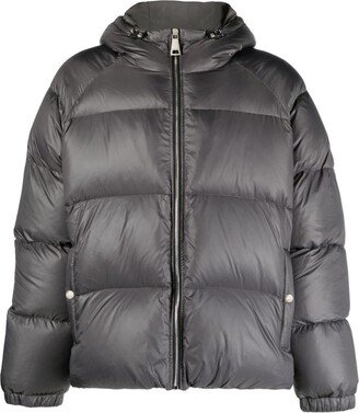 Logo-Embossed Padded Down Jacket