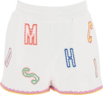 Embroidered Cotton Shorts