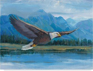 Tim Otoole Eagle Soaring Photography Canvas Art - 15 x 20