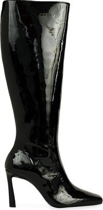 Liz Patent Knee-High Boots