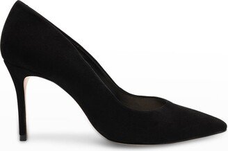 Lou Lo Suede Stiletto Pumps