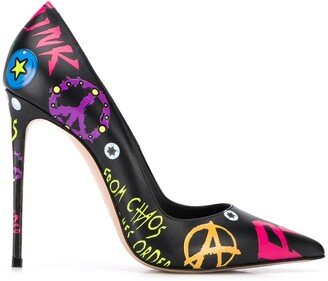 Eva 120 printed pumps