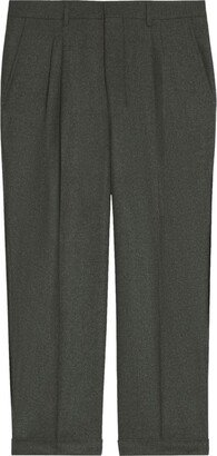 Pleated Tapered Trousers-AI