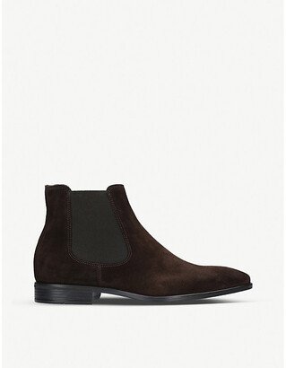 Mens Brown Frederick Suede Chelsea Boots