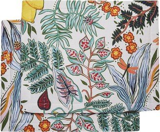 Botanical print tablemats (set of 2)