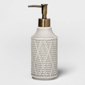 Canby Ceramic Soap Pump Gray