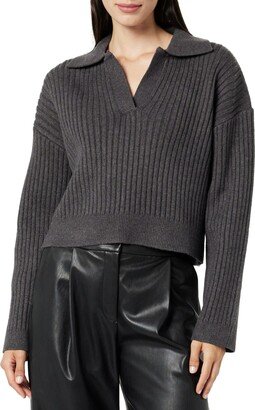 Women's Marcy Ribbed Collar Relaxed Pullover