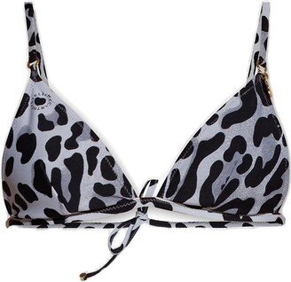 Animal Pattern Bikini Bra