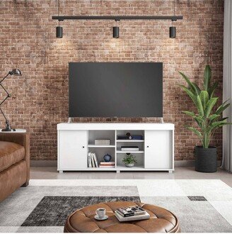 TV Stand for TVs up to 65 with Storage White