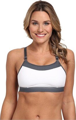 The Show Off (White/Medium Gray) Women's Bra