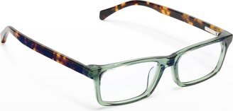 Number Cruncher Rectangle Acetate Reader Glasses