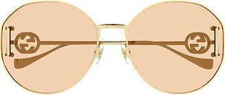 Round Frame Sunglasses-DF