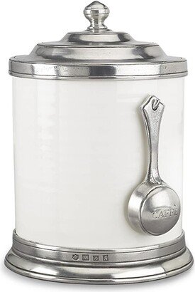 Convivio Ceramic & Pewter Caff Canister