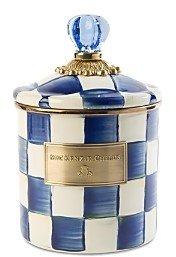 MacKenzie-Childs Royal Check Canister - Small