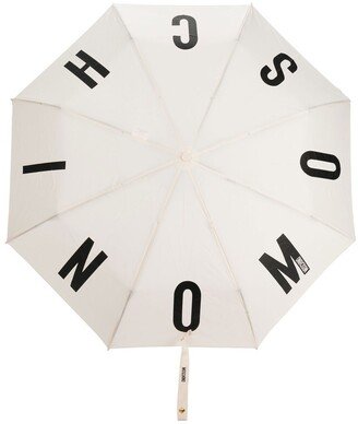 Logo-Print Folded Umbrella