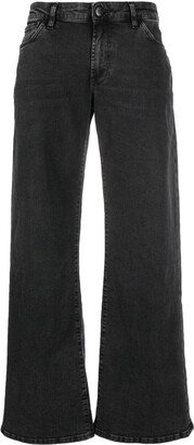 High-Rise Wide-Leg Jeans-CJ