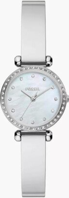 Fossil Outlet Tillie Mini Three-Hand Stainless Steel Watch