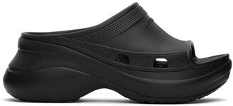 Black Crocs Edition Pool Slides
