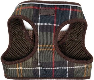 Tartan-Print Dog Harness