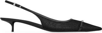 Oxalis Slingback Pumps In Mesh