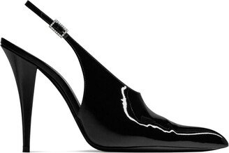 Nico patent leather slingback pumps