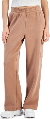 Grayson Threads, The Label Juniors' Wide-Leg Cargo Pocket Sweatpants