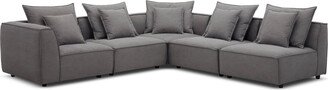 TRP Riley 5pc Modular Sectional Sofa