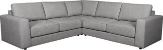 3pc Elizabeth Stain Resistant Fabric Sectional Sofa - Abbyson Living