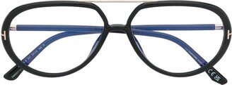 T-shaped hinge pilot-frame optical glasses