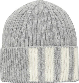 4-Bar cashmere beanie