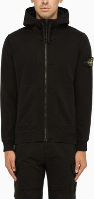 Black zip hoodie-AA