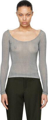 Gray Rafaela Long Sleeve T-Shirt